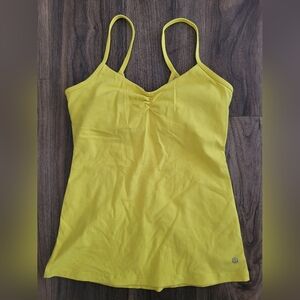 Lululemon Yellow Spaghetti Strap Top